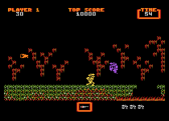 Ghostly Goblins atari screenshot