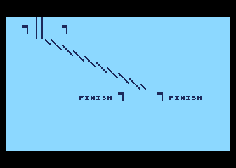 Giant Slalom atari screenshot