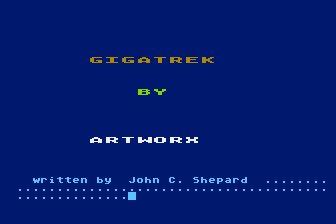 Giga Trek atari screenshot