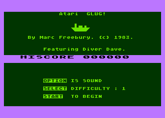 Glug! atari screenshot