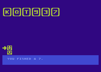 Go Fish atari screenshot