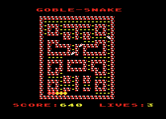 Goble-Snake atari screenshot