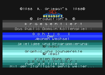 Gohtic I - Der Aeonen Wechsel — screenshot 1