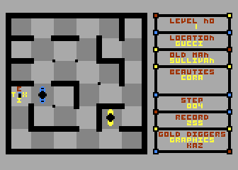 Gold Diggers atari screenshot