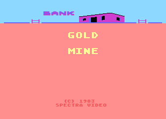 Gold Mine atari screenshot