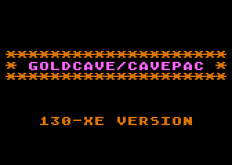 Goldcave / Cavepac atari screenshot