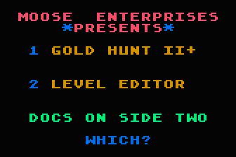 GoldHunt II+ atari screenshot