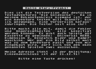 Goldsuche (Die) atari screenshot