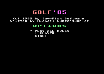 Golf '85 — screenshot 1