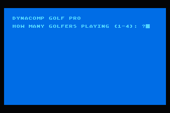 Golf Pro atari screenshot