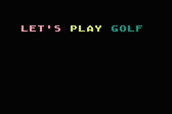 Golf Pro atari screenshot