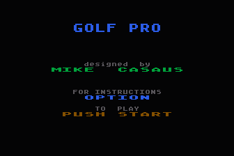 Golf Pro atari screenshot
