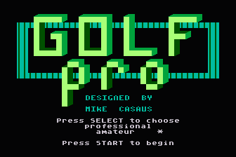 Golf Pro atari screenshot