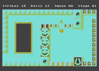 Golfer atari screenshot