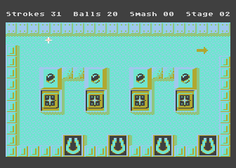 Golfer atari screenshot