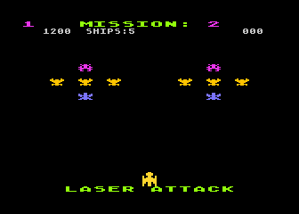 Gorf atari screenshot