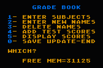 Grade Book — screenshot 1