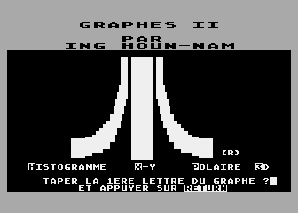 Graphes II atari screenshot