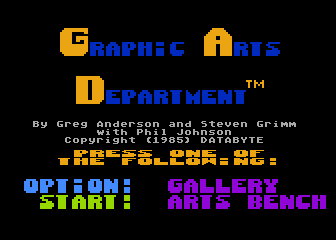 Graphic Arts Department atari screenshot
