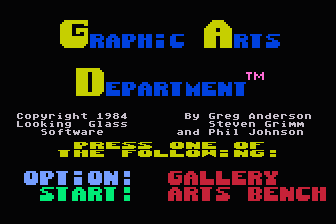 Graphic Arts Department atari screenshot