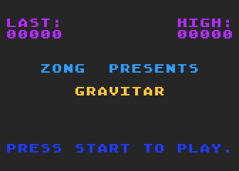 Gravitar atari screenshot