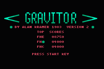 Gravitor atari screenshot