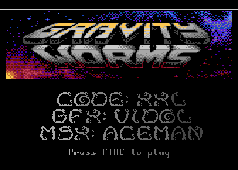 Gravity Worms atari screenshot
