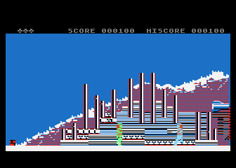 Green Beret atari screenshot