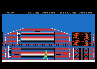 Green Beret atari screenshot
