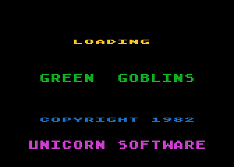 Green Goblins atari screenshot