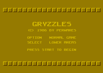 Gryzzles atari screenshot