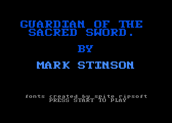 Guardian of the Sacred Sword atari screenshot