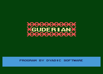 Guderian atari screenshot