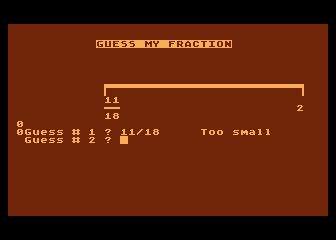 Guess My Fraction — screenshot 1