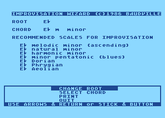 Guitar Wizard atari screenshot