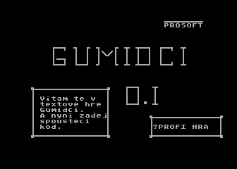 Gumídci atari screenshot