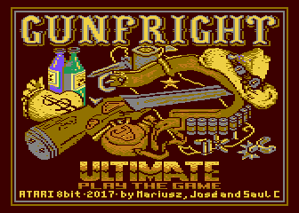 Gunfright atari screenshot