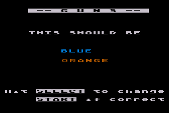 Guns atari screenshot
