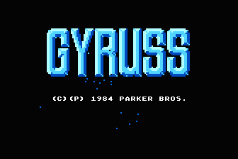 Gyruss atari screenshot