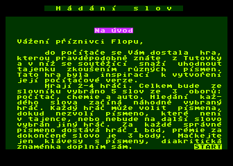 Hádání Slov atari screenshot