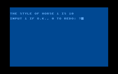 Handicapper II atari screenshot