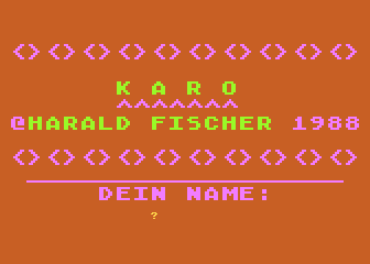 Harald Fischer Spielediskette atari screenshot