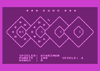 Harald Fischer Spielediskette atari screenshot
