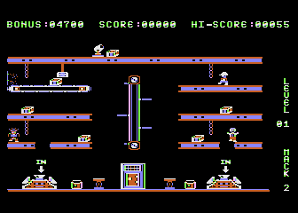 Hard Hat Mack atari screenshot