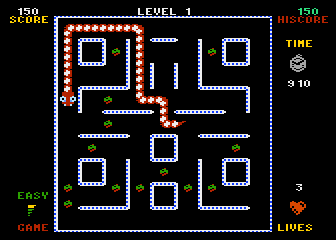 Hard Snake atari screenshot