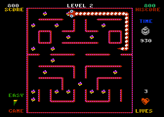 Hard Snake atari screenshot