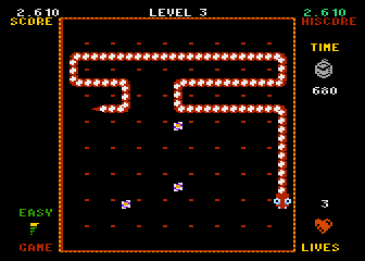 Hard Snake atari screenshot