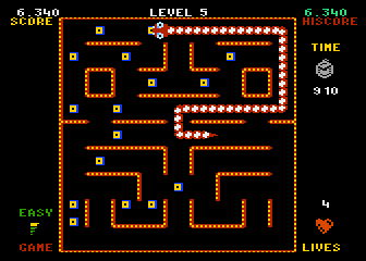 Hard Snake atari screenshot