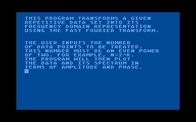 Harmonic Analyzer atari screenshot