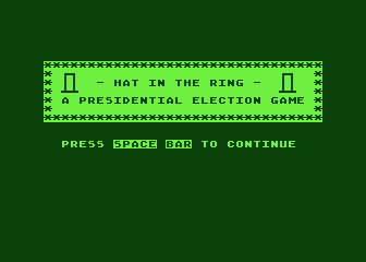 Hat in the Ring atari screenshot